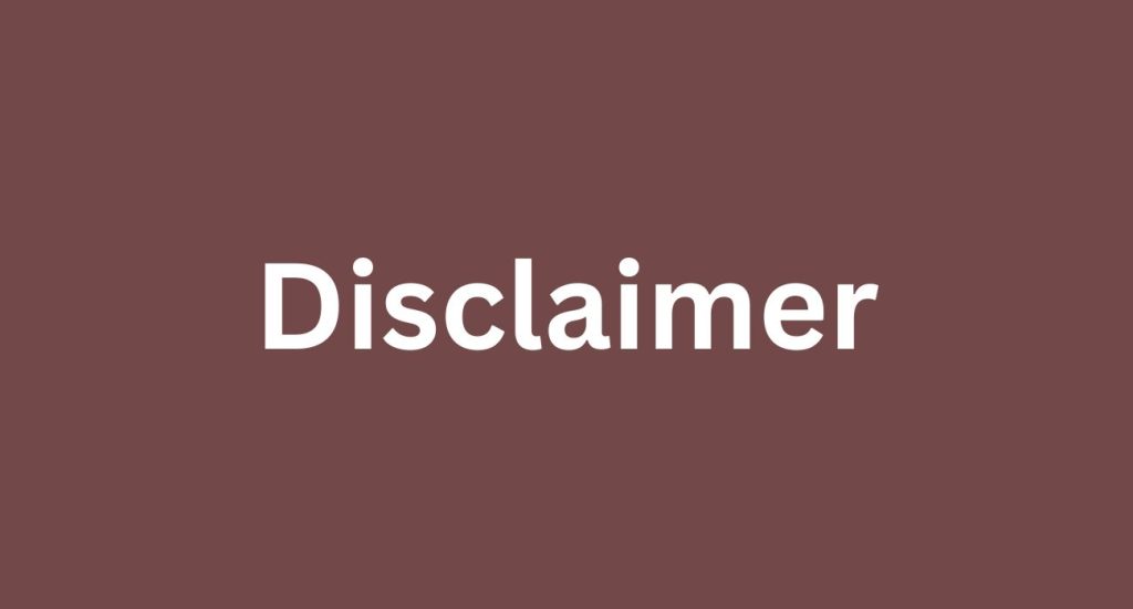 Disclaimer